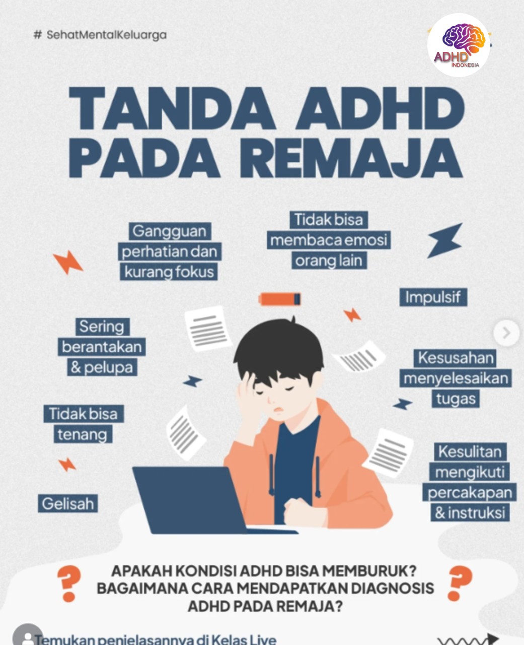 Screening ADHD Non-Diagnostik: Edukasi Awal bagi Orang Tua di Kabupaten Pangkajene Dan Kepulauan