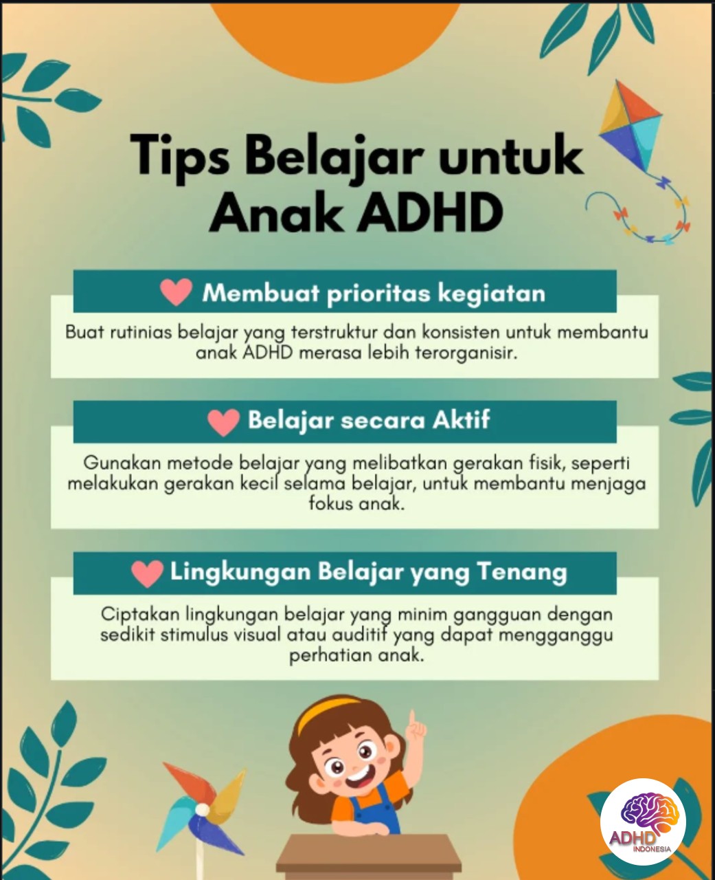Strategi Belajar yang Cocok untuk Anak ADHD di Kabupaten Pangkajene Dan Kepulauan
